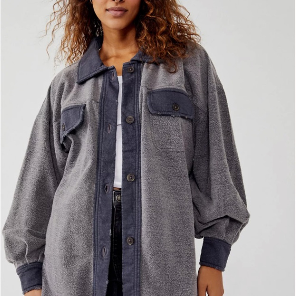 Free People Ruby Oversized Shirt Jacket